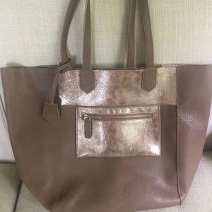 Mocha Brown Anthropologie Tote